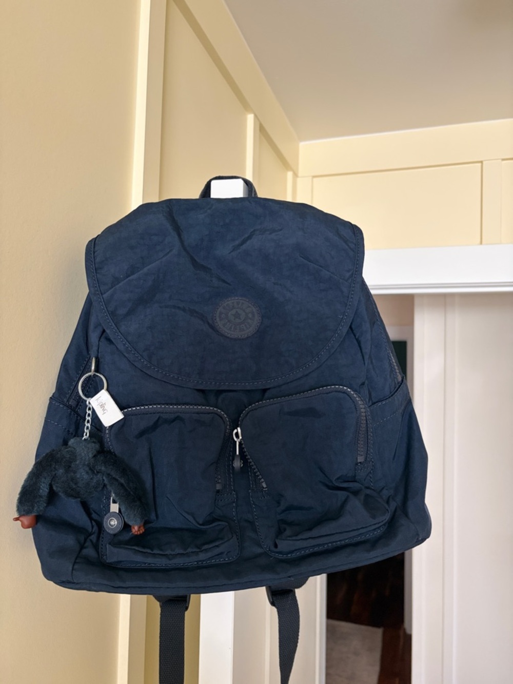 Kipling Navy Blue Backpack
